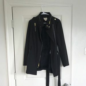 Michael Kors Asymmetrical Zip-Front trench coat